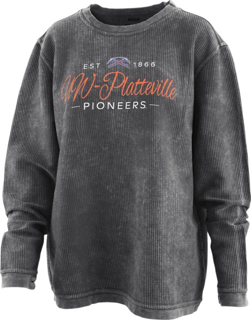 University of Wisconsin - Platteville Pioneers Women's Corduroy Crewneck Sweatshirt