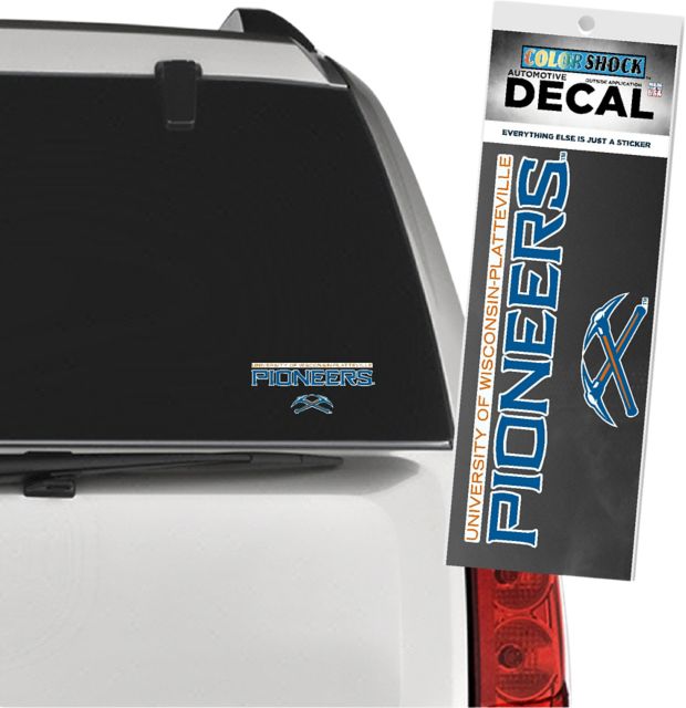 University of Wisconsin - Platteville Pioneers Decal