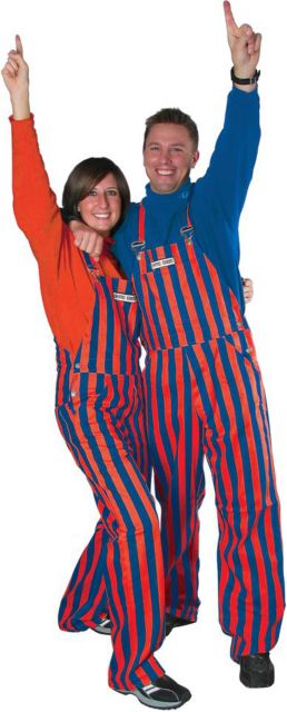 University of Wisconsin - Platteville Stripe Game Bib Overalls