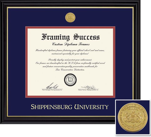 Shippensburg University Coronado BA Diploma Frame -ONLINE ONLY