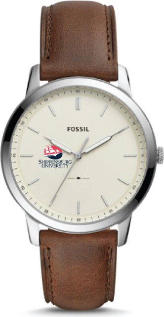 Fossil The Minimalist Three-Hand Brown Leather Watch - ONLINE ONLY