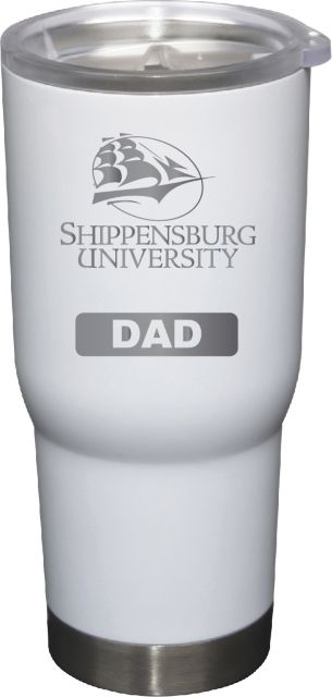 22 oz White Stainless Steel Tumbler Dad