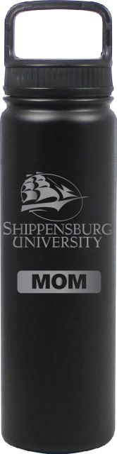 24 oz Matte Black Stainless Steel Water Bottle Mom