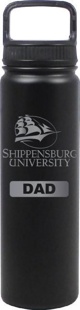 24 oz Matte Black Stainless Steel Water Bottle Dad