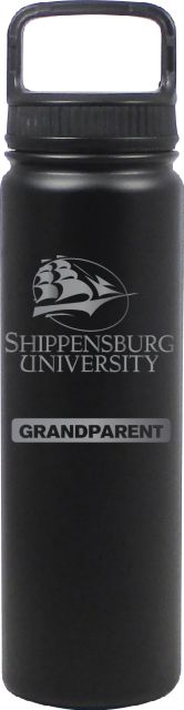 24 oz Matte Black Stainless Steel Water Bottle Grandparent