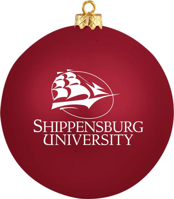 Shippensburg University Raiders Round Shatterproof Ornament