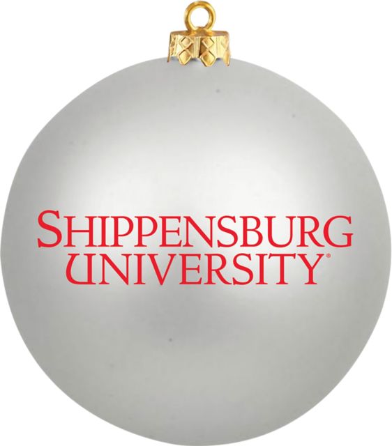 Shippensburg University Round Shatterproof Ornament