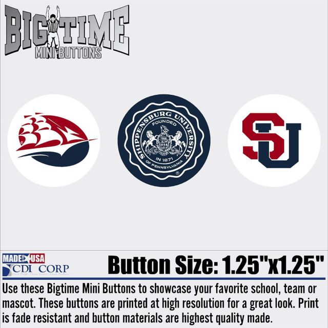 Shippensburg University 3-Pack Mini Button