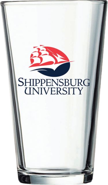 Shippensburg University Raiders 16 oz. Glass
