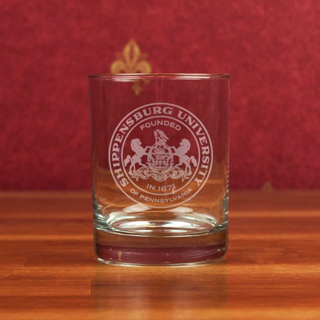 Shippensburg University 14 oz. DOF Glass