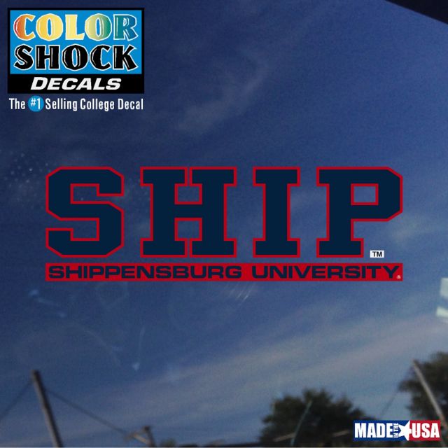Shippensburg University Ship Decal