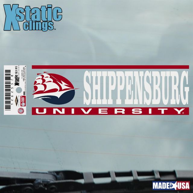 Shippensburg University Cling Decal
