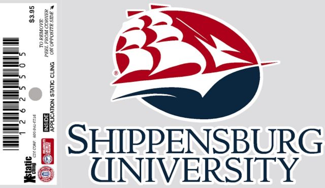 Shippensburg University Cling Decal