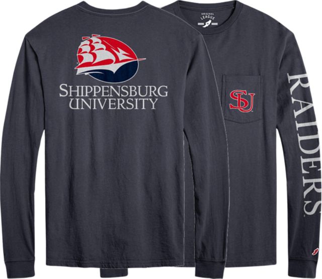 Shippensburg University Raiders Long Sleeve T-Shirt | League | Fall Navy | Large