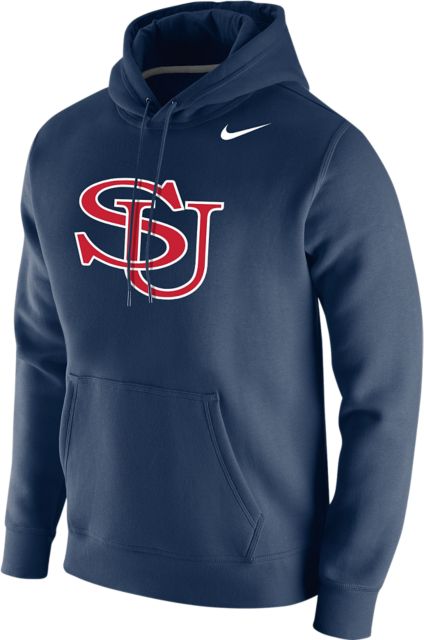Nike / Men's St. Louis Cardinals Blue Club Logo Pullover Hoodie