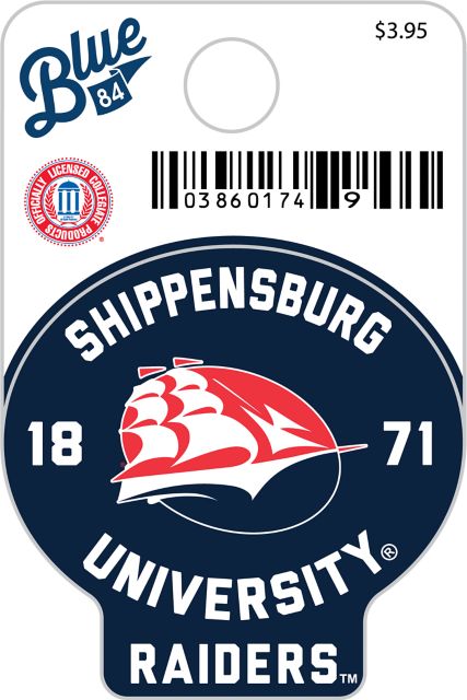 Shippensburg University Raiders Mini Sticker
