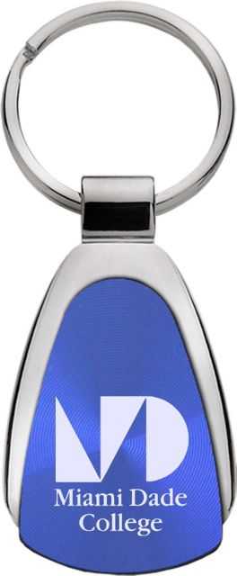 Miami Dade College - West Teardrop Keychain