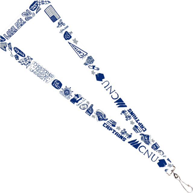Christopher Newport University Julia Gash 3-4'' Satin Lanyard