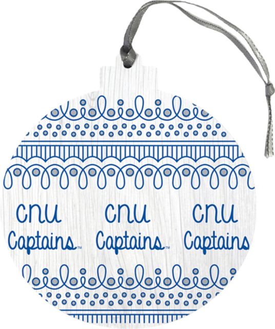 Christopher Newport University Captains Round Ornament