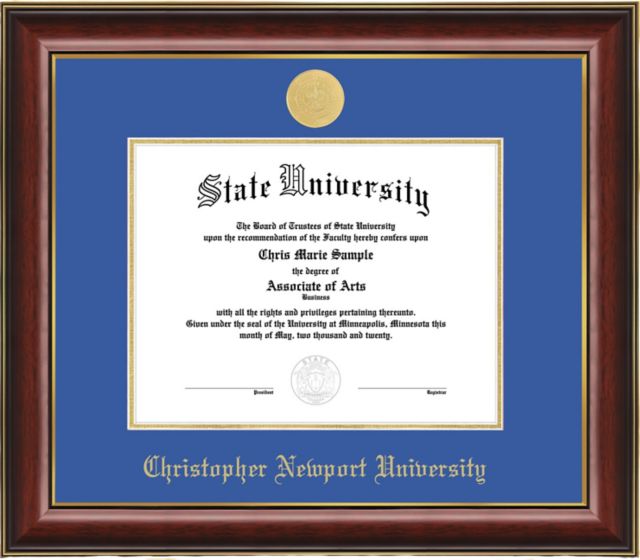 Christopher Newport University 10" x 13" Diploma Frame
