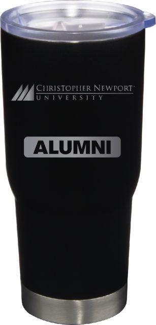 22 oz Matte Black Stainless Steel Tumbler Alumni