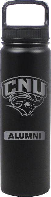 24 oz Matte Black Stainless Steel Water Bottle Alumni