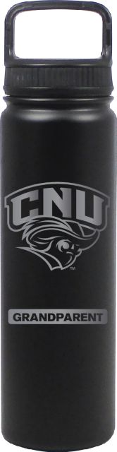 24 oz Matte Black Stainless Steel Water Bottle Grandparent