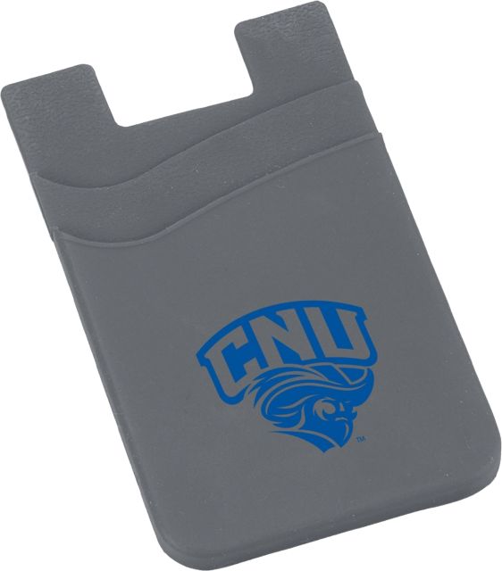 Christopher Newport University Silicone Card Wallet