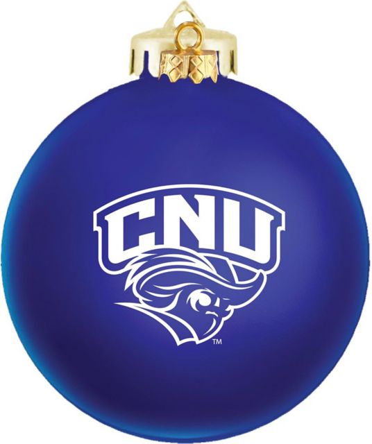 Christopher Newport University Shatterproof Round Ornament