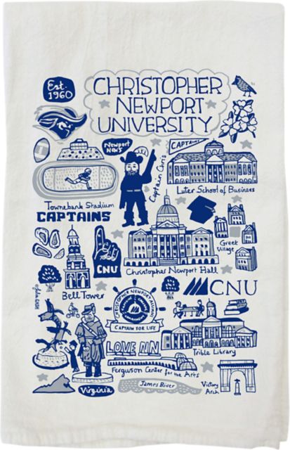 Christopher Newport University Julia Gash Kitchen Towel