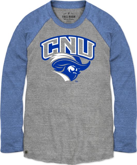 Christopher Newport University Tri-Blend Long Sleeve Baseball T-Shirt