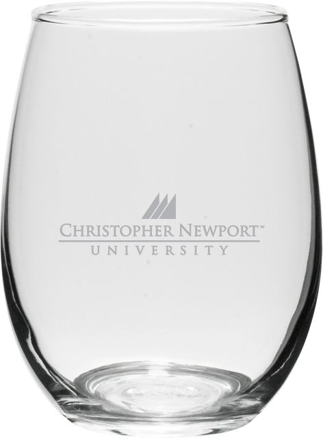 Christopher Newport University 15 oz. Wine Glass