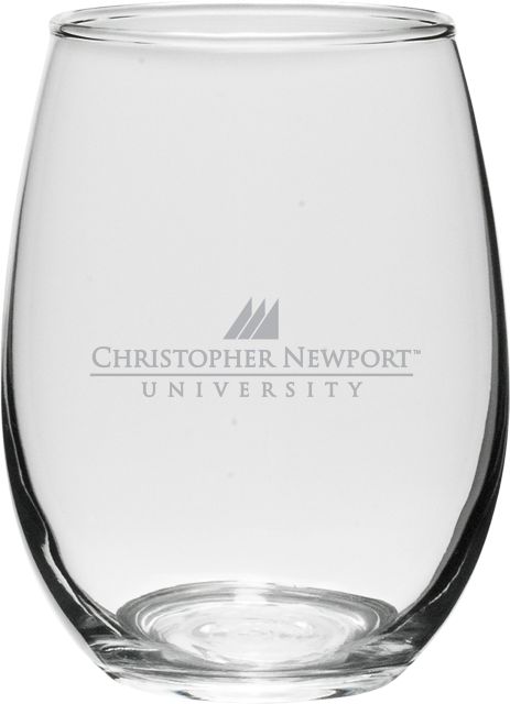 Christopher Newport University 21 oz. Wine Glass