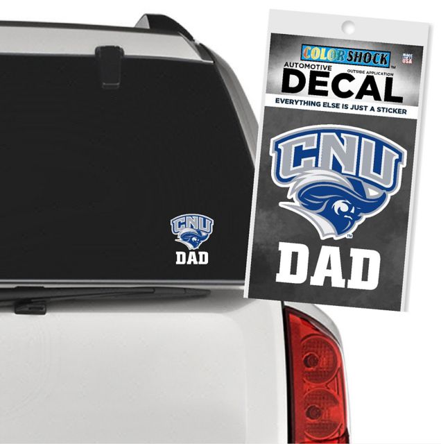 Christopher Newport University Captains Dad Decal