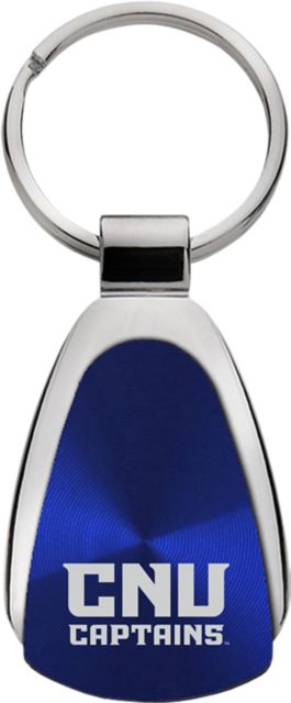 Christopher Newport University Teardrop Key Tag