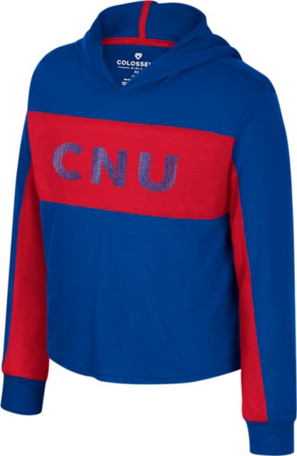 Christopher Newport University Youth Girls Long Sleeve Hood