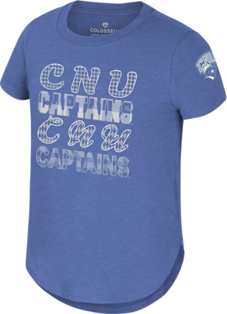 Christopher Newport University Captains Youth Girls Short Sleeve T-Shirt