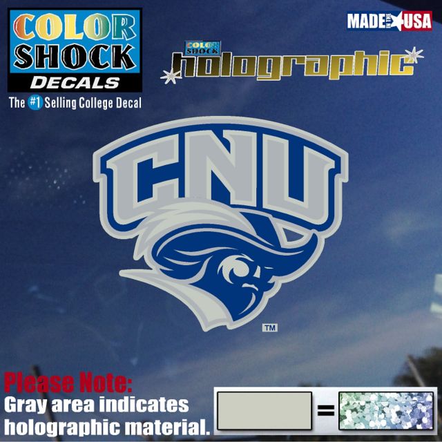 Christopher Newport University Captains Hologram Decal