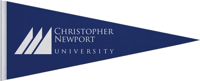 Christopher Newport University 12"X30" Full Color Pennant