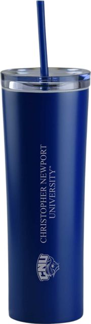 Christopher Newport University Captains 16 oz Tumbler with Straw
