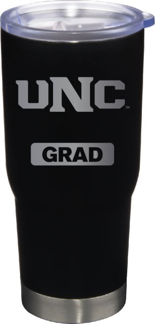22 oz Matte Black Stainless Steel Tumbler Grad