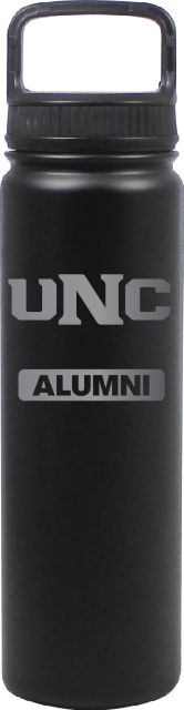 24 oz Matte Black Stainless Steel Water Bottle Alumni