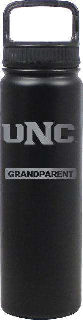 24 oz Matte Black Stainless Steel Water Bottle Grandparent