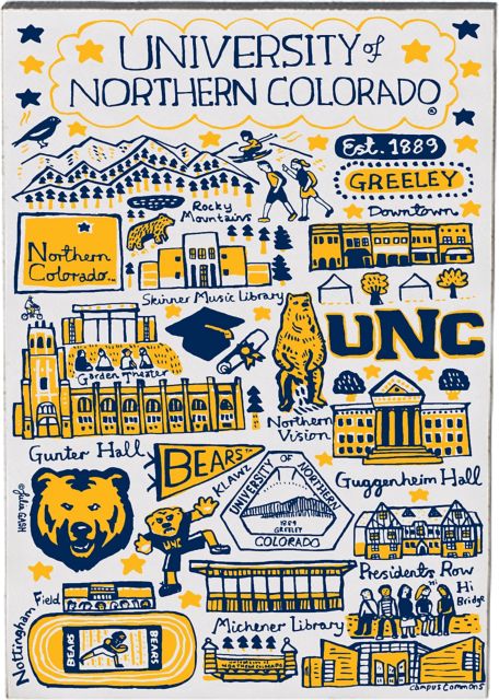 University of Northern Colorado Julia Gash Jumbo Magnet