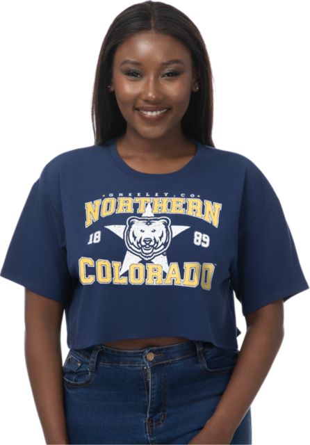 University of Northern Colorado Bears Women's Boxy Crop Short Sleeve T-Shirt