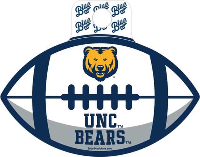University of Northern Colorado Fullsize Football Sticker