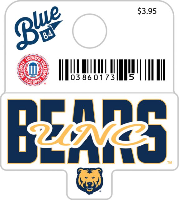 University of Northern Colorado Bears Mini Sticker