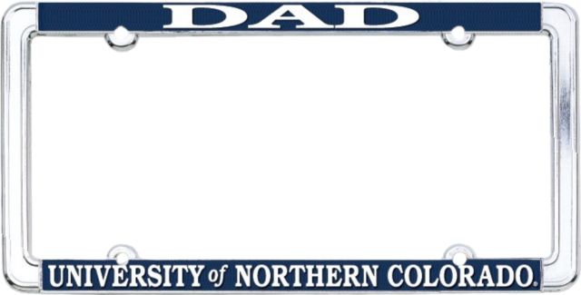 University of Northern Colorado Dad License Plate Frame