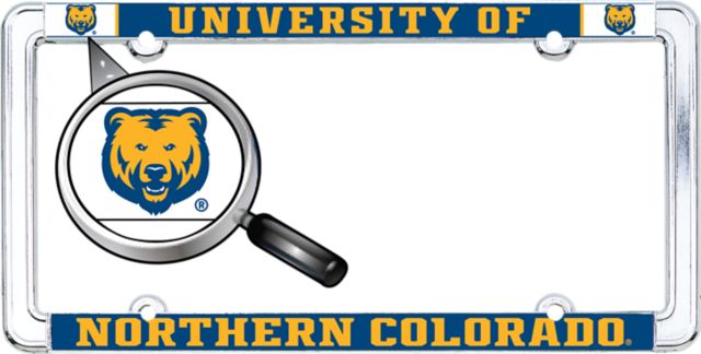 University of Northern Colorado Thin Dome License Plate Frame