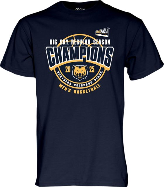 University of Northern Colorado Men's Basketball 2025 Big Sky Regular Season Champions Short Sleeve T-Shirt